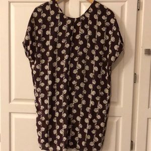 Madewell 100% Silk Shift Dress